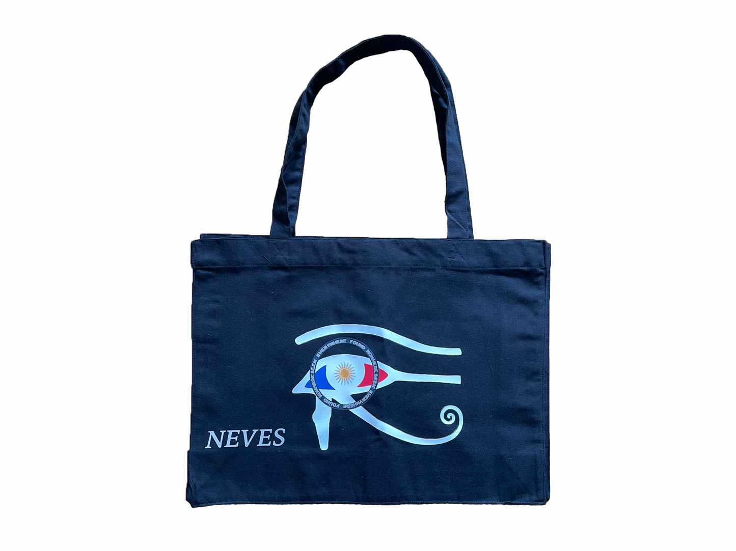 EYE OF NEVES TOTE BAG [BLACK]