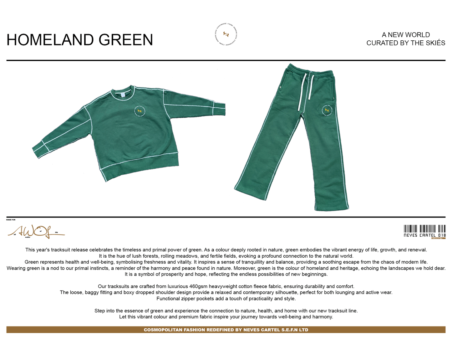 HOMELAND GREEN - SWEATPANT